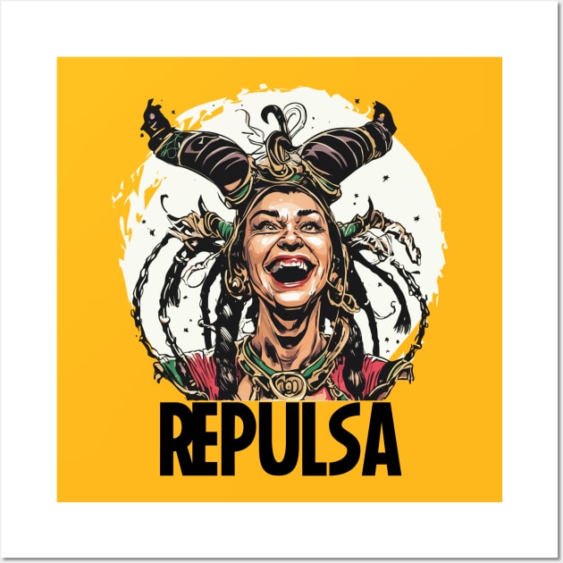 Rita Repulsa United Alliance of Evil fan art Wall Art by Teessential